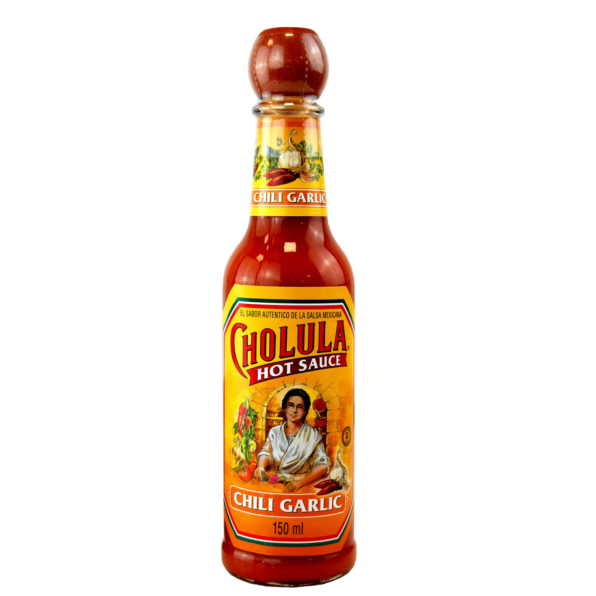 Cholula Garlic and Chilli Hot Sauce 150ml Buy now at Mexgrocer.co.uk